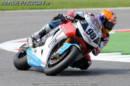2009-05-09 Monza 1427 Superbike - Qualifyng Practice - Jake Zemke - Honda CBR1000RR